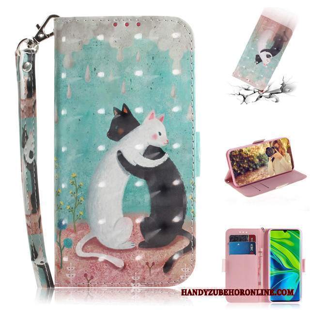 Custodia Mi Note 10 Protezione Piccola Tutto Incluso, Cover Mi Note 10 Silicone Anti-caduta Verde