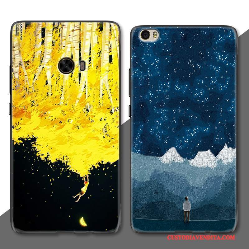 Custodia Mi Note 2 Creativo Piccola Giallo, Cover Mi Note 2 Protezione Telefono Tutto Incluso