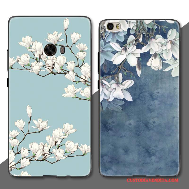 Custodia Mi Note 2 Goffratura Arte Piccola, Cover Mi Note 2 Moda Fiori Fresco