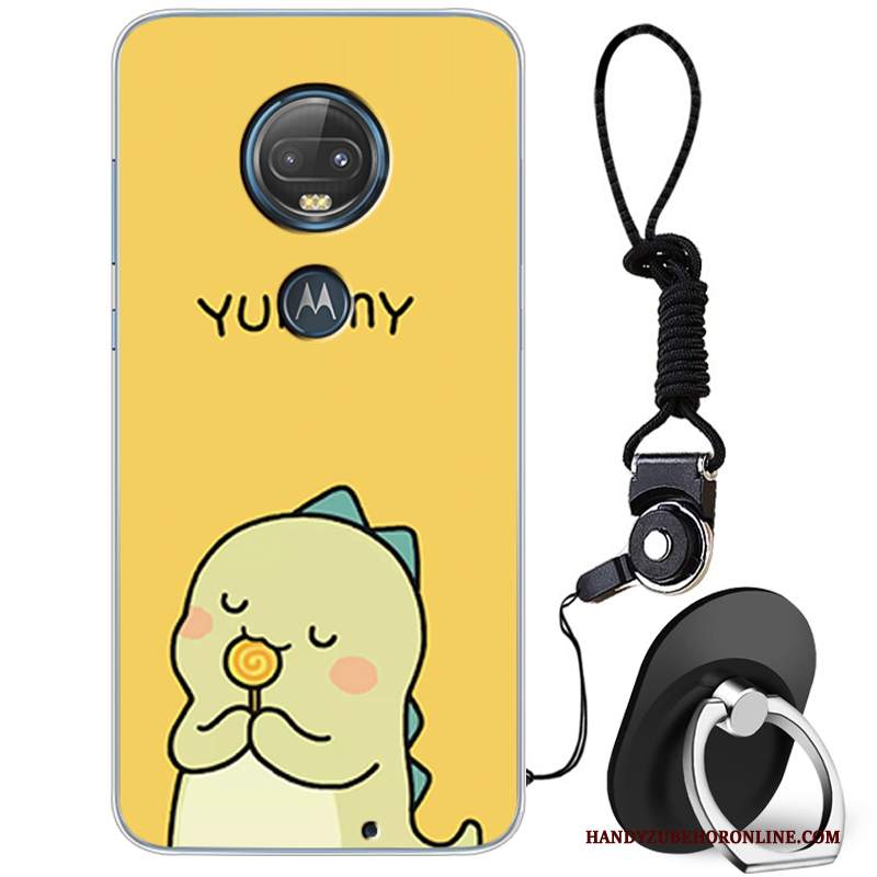 Custodia Moto G7 Cartone Animato Di Personalità Bello, Cover Moto G7 Creativo Morbido Marchio Di Tendenza