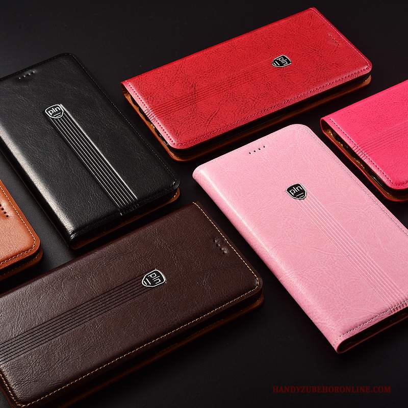 Custodia Moto G7 Plus Pelle Nuovo Lusso, Cover Moto G7 Plus Protezione Muccatelefono
