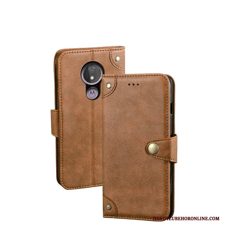 Custodia Moto G7 Power Vintage Oro Modello, Cover Moto G7 Power Protezione Europa Vento