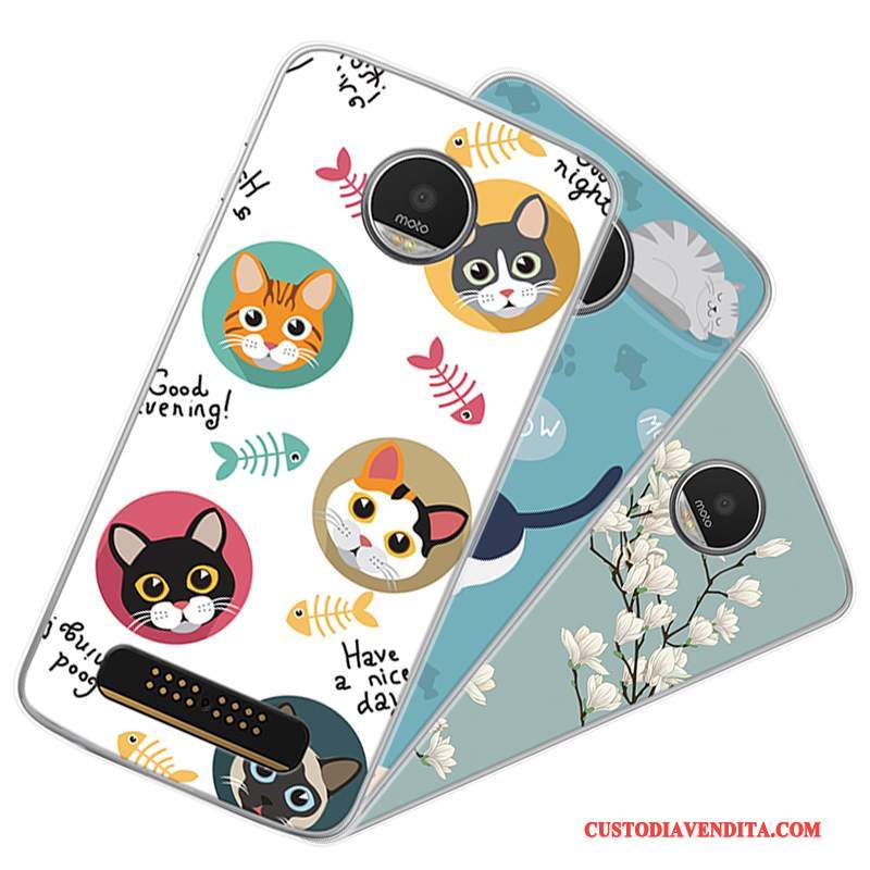 Custodia Moto Z Cartone Animato Difficile Tendenza, Cover Moto Z Colore Bello Anti-caduta