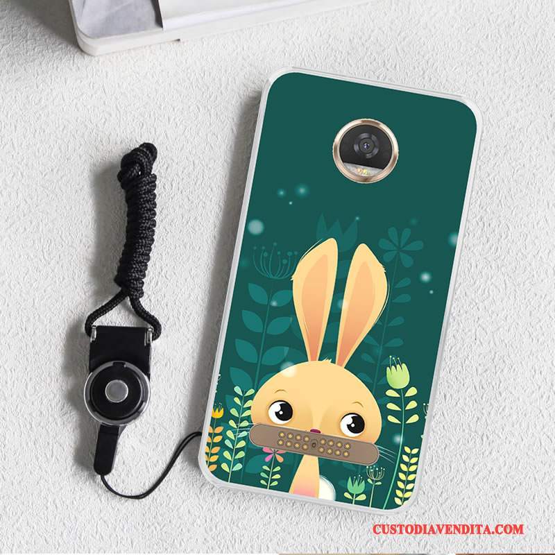 Custodia Moto Z2 Play Cartone Animato Telefono Sottili, Cover Moto Z2 Play Silicone Colore Tutto Incluso