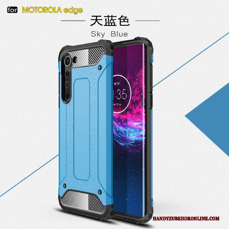 Custodia Motorola Edge Anti-caduta Tre Difese, Cover Motorola Edge Blutelefono
