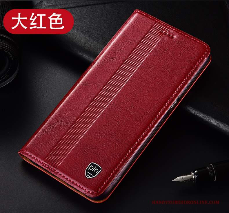Custodia Motorola One Hyper Pelle Telefono Rosso, Cover Motorola One Hyper Protezione Tutto Incluso