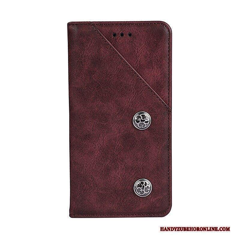 Custodia Motorola One Vision Pelle Anti-cadutatelefono, Cover Motorola One Vision