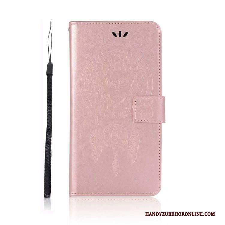 Custodia Nokia 2.1 Pelle Morbido Semplici, Cover Nokia 2.1 Protezione Ornamenti Appesi Rosa