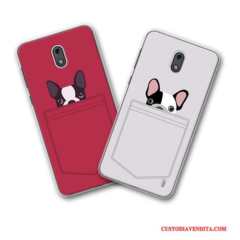 Custodia Nokia 2 Cartone Animato Tutto Incluso Di Personalità, Cover Nokia 2 Protezione Telefono Morbido