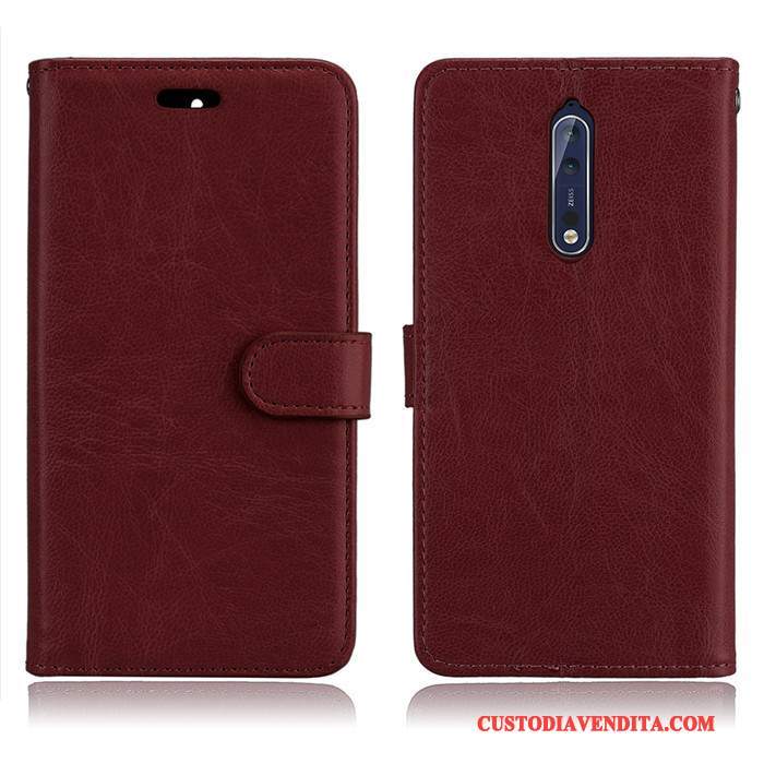 Custodia Nokia 2 Pelle Morbidotelefono, Cover Nokia 2 Protezione