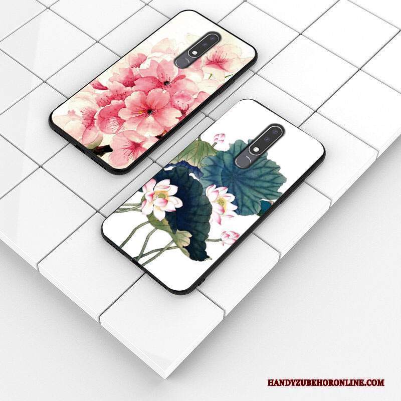 Custodia Nokia 3.1 Plus Silicone Piccola Tutto Incluso, Cover Nokia 3.1 Plus Protezione Fresco Arte