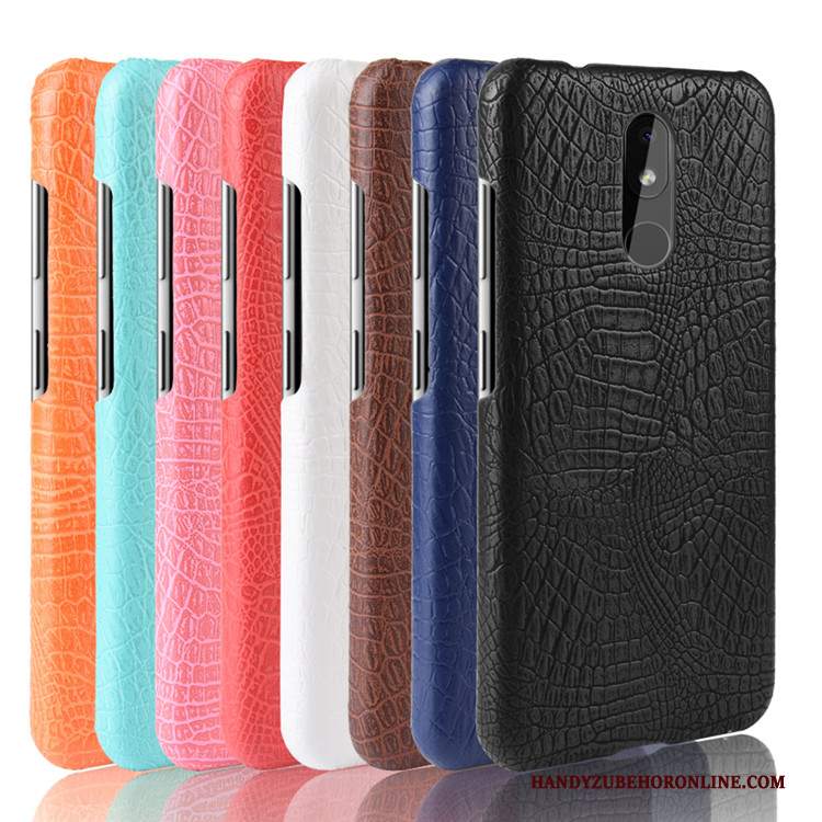 Custodia Nokia 3.2 Pelle Telefono Difficile, Cover Nokia 3.2 Protezione Qualità Modello Coccodrillo
