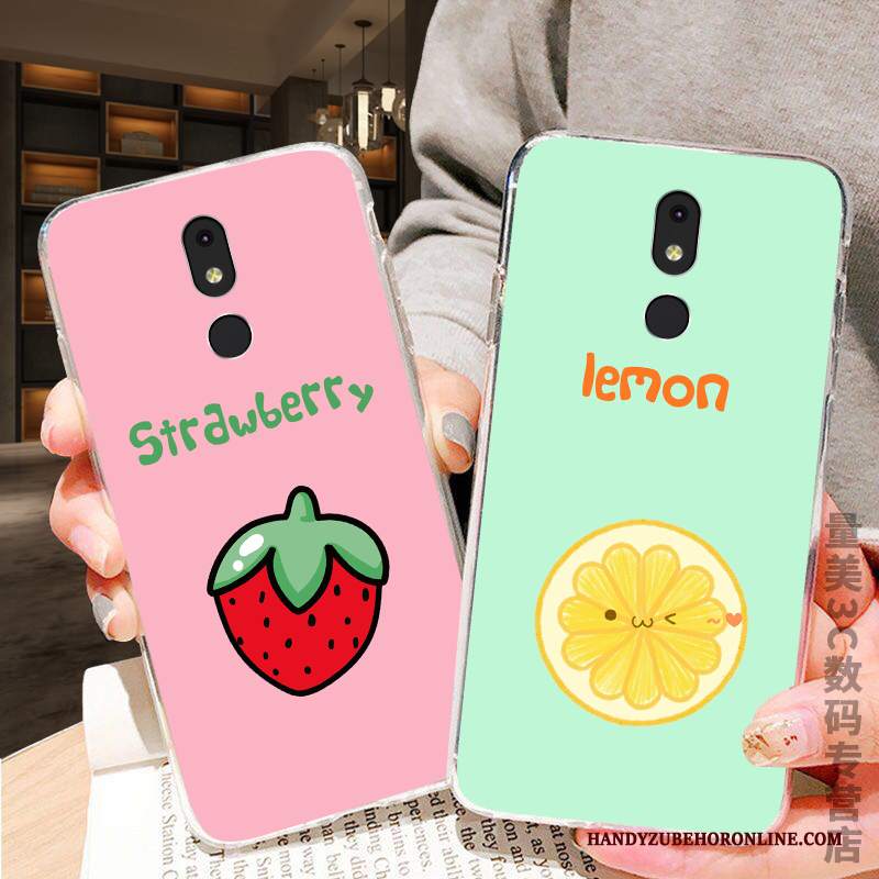 Custodia Nokia 3.2 Silicone Tutto Incluso Verde, Cover Nokia 3.2 Protezione Morbido Net Red