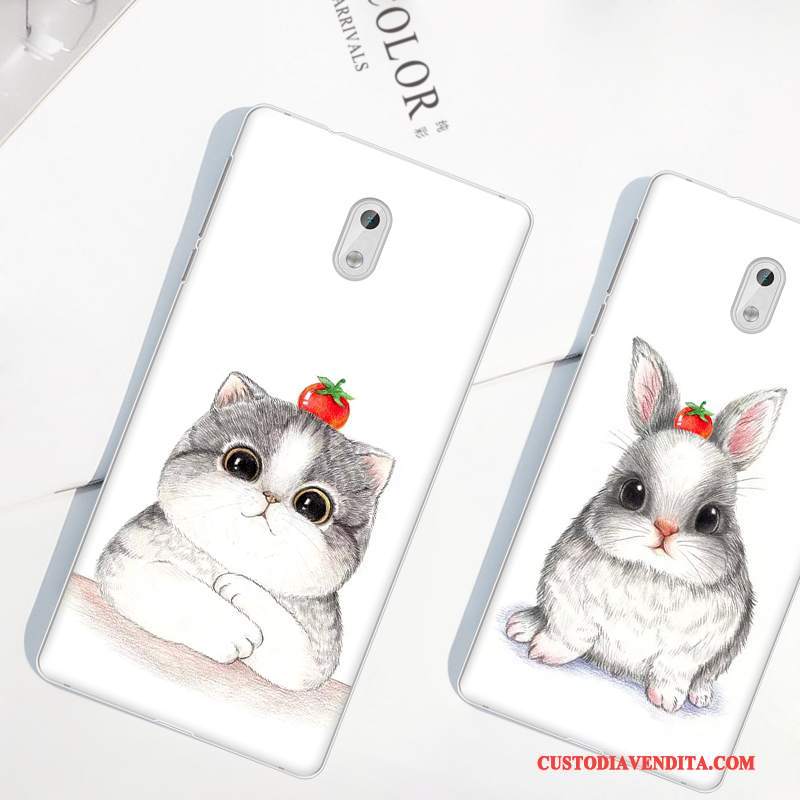 Custodia Nokia 3 Creativo Morbido Tendenza, Cover Nokia 3 Colore Biancotelefono