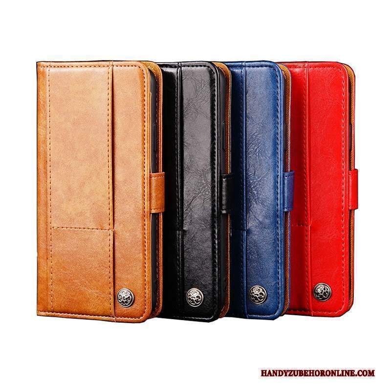 Custodia Nokia 5.1 Plus Protezione Blu, Cover Nokia 5.1 Plus Pelle