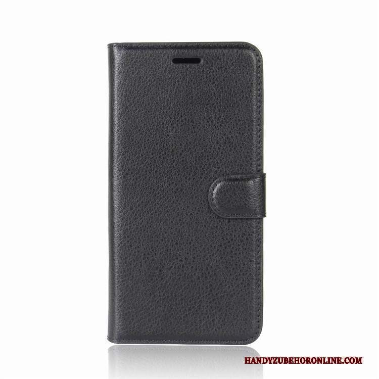 Custodia Nokia 6.1 Protezione Nero Carta, Cover Nokia 6.1 Pelle Supporto