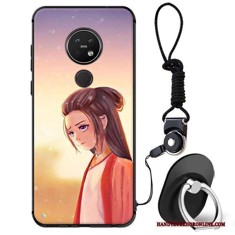 Custodia Nokia 6.2 Silicone Tutto Incluso Amanti, Cover Nokia 6.2 Cartone Animato Telefono Colore
