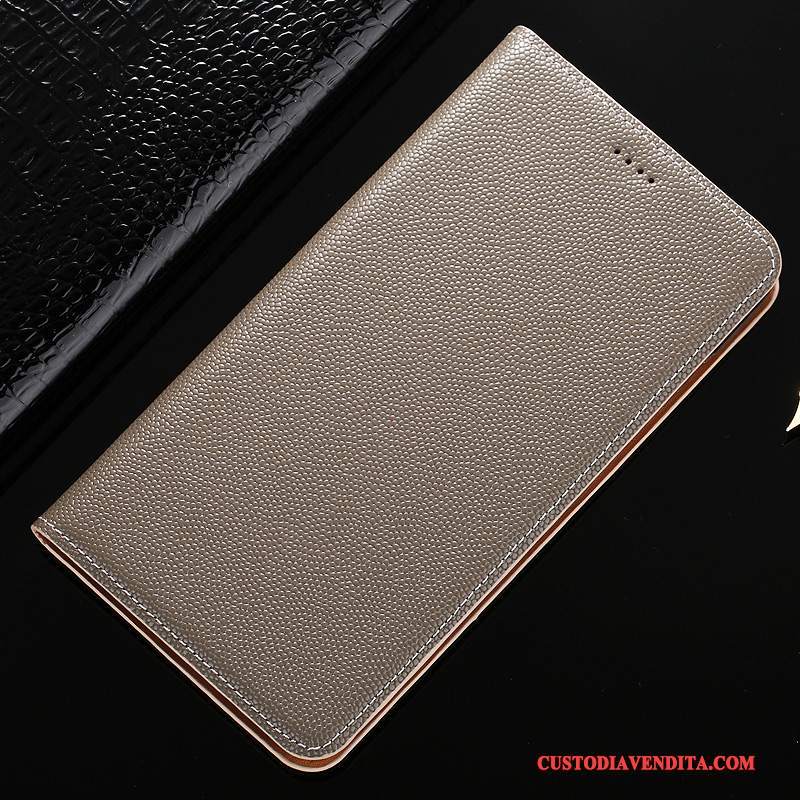 Custodia Nokia 7 Protezione Grigio Modello, Cover Nokia 7 Pelle Telefono