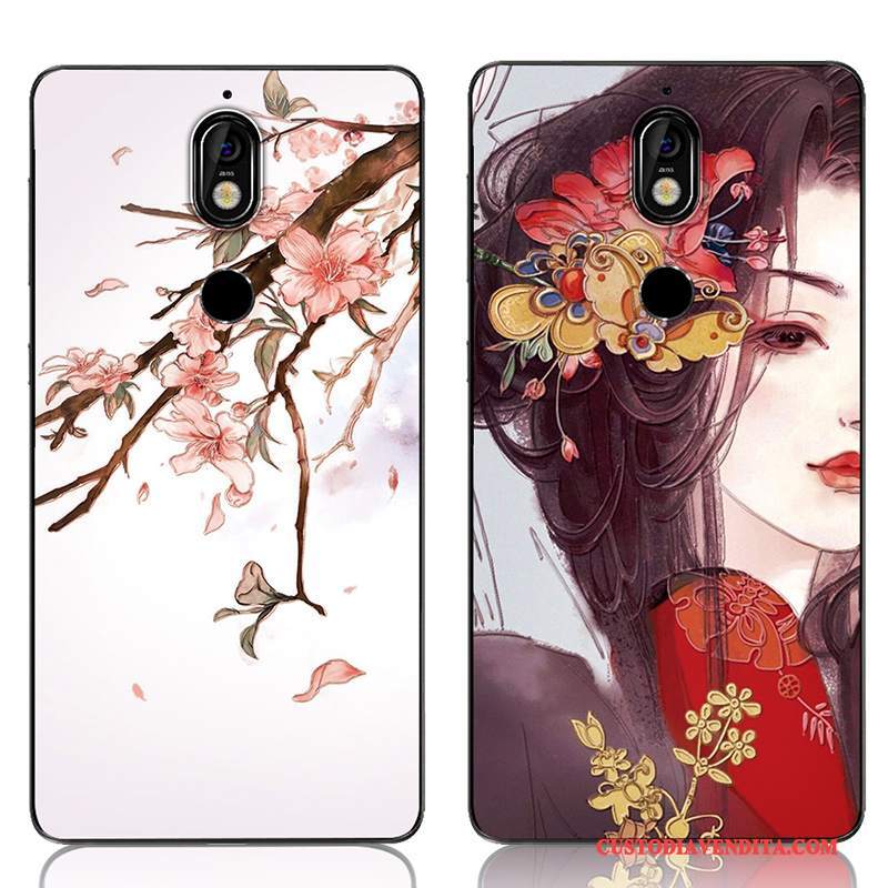 Custodia Nokia 7 Silicone Modello Morbido, Cover Nokia 7 Protezione Anti-caduta Tendenza