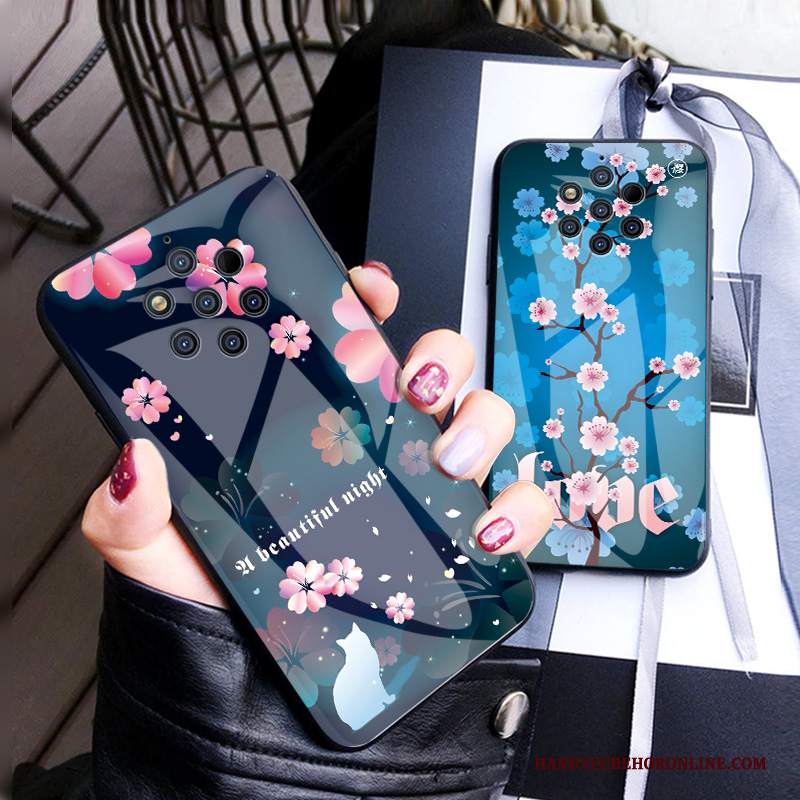 Custodia Nokia 9 Pureview Protezione Di Personalità Tutto Incluso, Cover Nokia 9 Pureview Vetro Blu