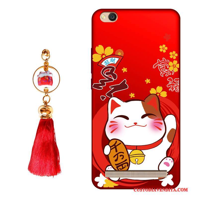 Custodia Redmi 5a Protezione Piccola Rosso, Cover Redmi 5a Cartone Animato Telefono Anti-caduta