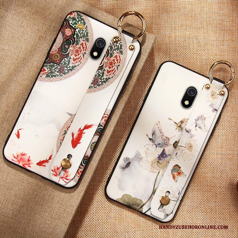 Custodia Redmi 8a Creativo Tutto Incluso Anti-caduta, Cover Redmi 8a Silicone Piccola Bianco