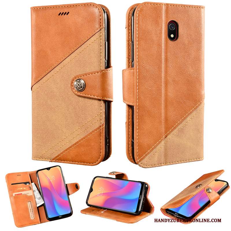 Custodia Redmi 8a Protezione Rosso Tutto Incluso, Cover Redmi 8a Pelle Morbido Piccola