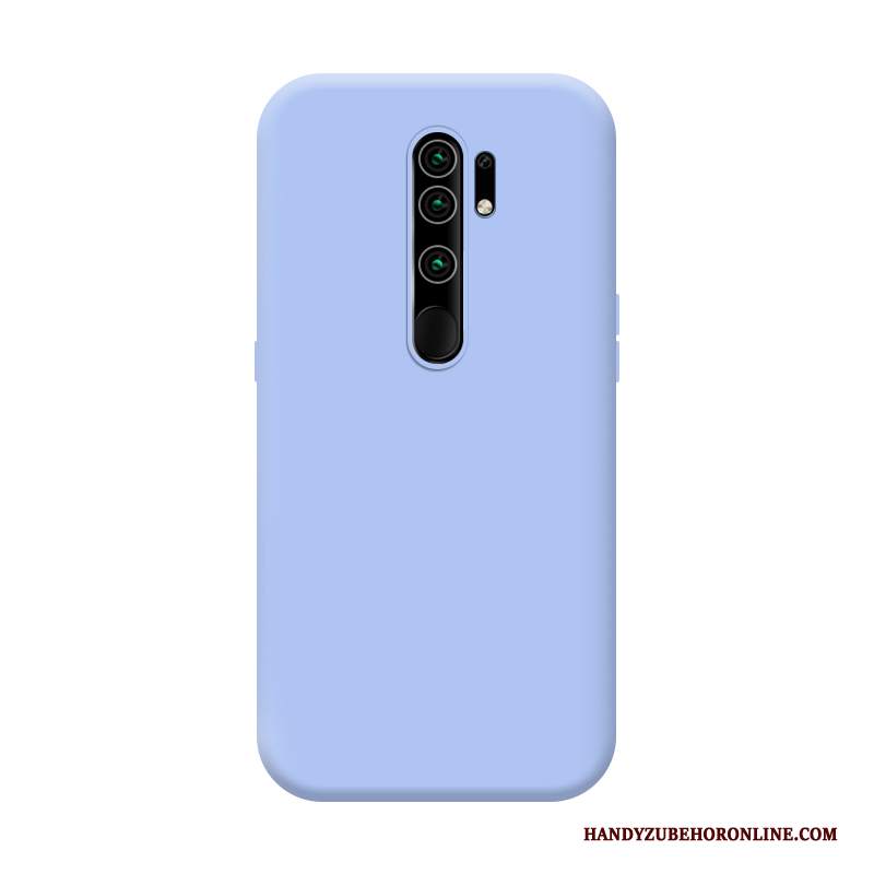 Custodia Redmi 9 Silicone Macchiati Tutto Incluso, Cover Redmi 9 Protezione Blu Rosso