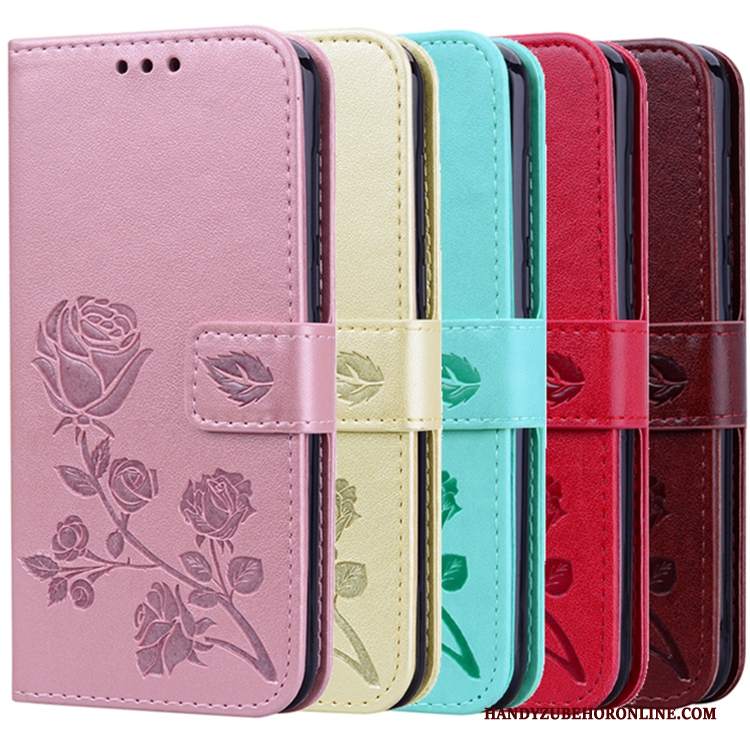 Custodia Redmi Go Pelle Rosa Piccola, Cover Redmi Go Silicone Anti-cadutatelefono