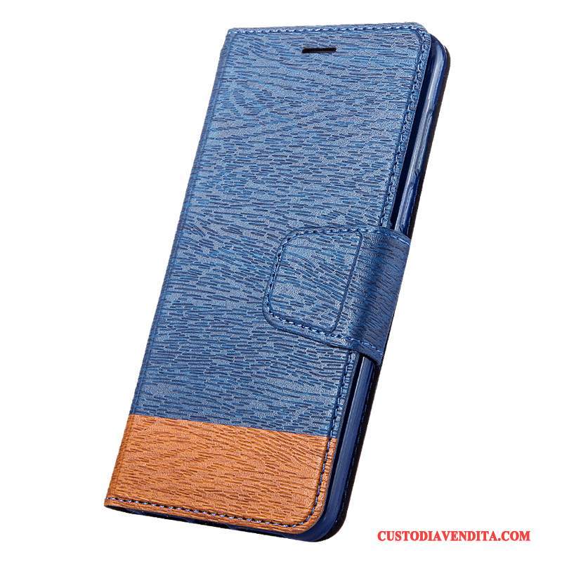 Custodia Redmi Note 4x Pelle Tendenzatelefono, Cover Redmi Note 4x Protezione Blu Scuro Rosso