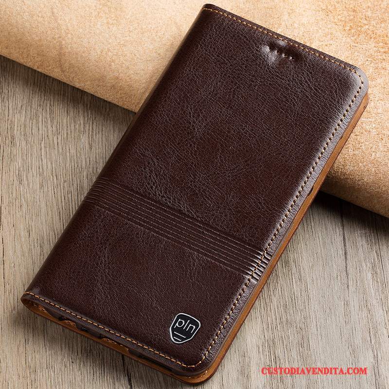 Custodia Redmi Note 5 Pelle Rossotelefono, Cover Redmi Note 5 Folio