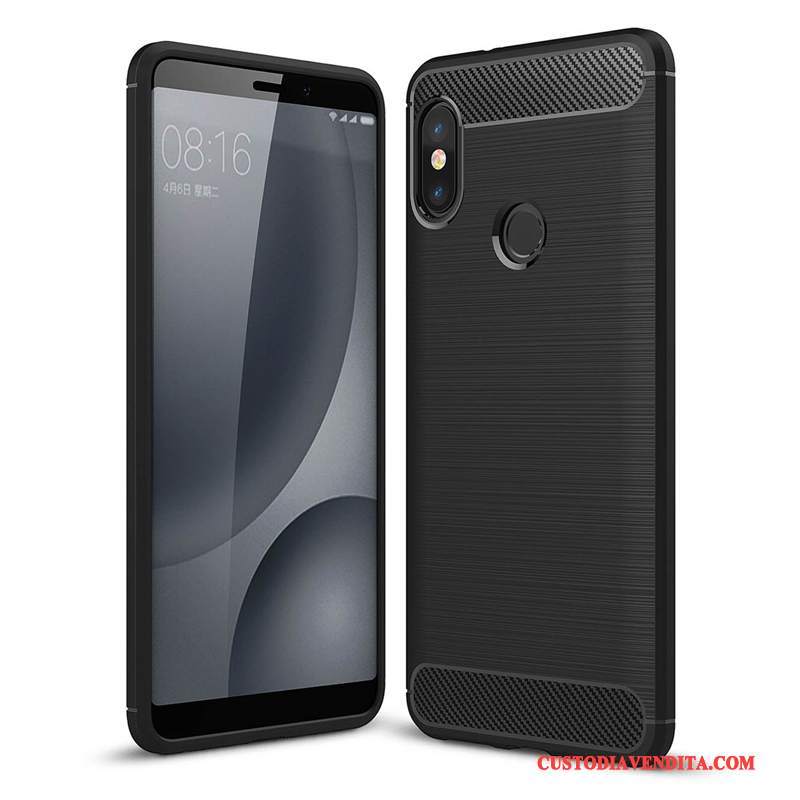 Custodia Redmi Note 5 Pro Silicone Rosso Morbido, Cover Redmi Note 5 Pro Protezione Tutto Incluso Piccola