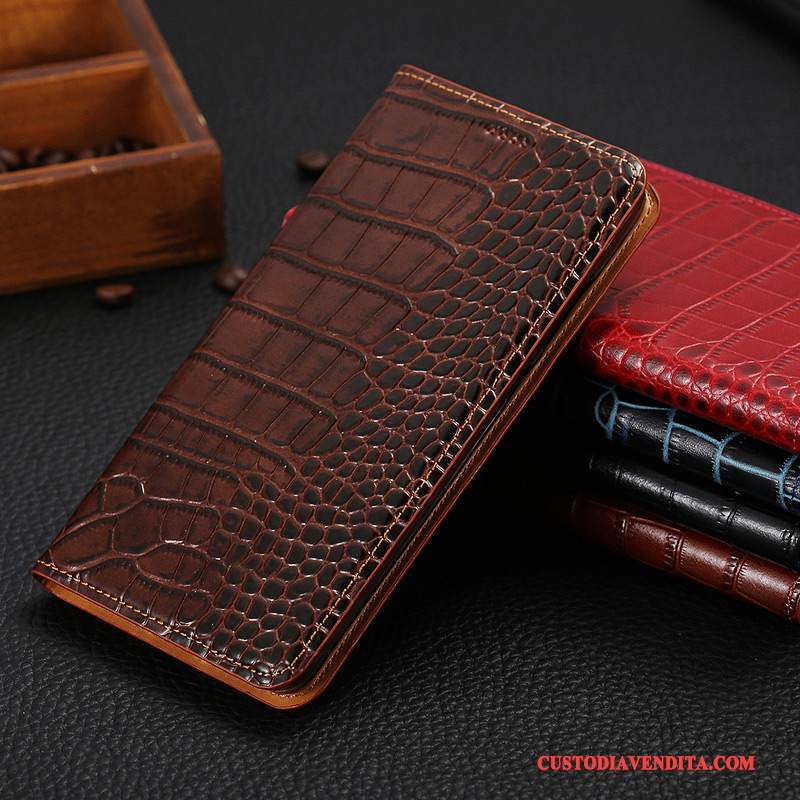 Custodia Redmi Note 5 Protezione Telefono Modello, Cover Redmi Note 5 Pelle Rosso