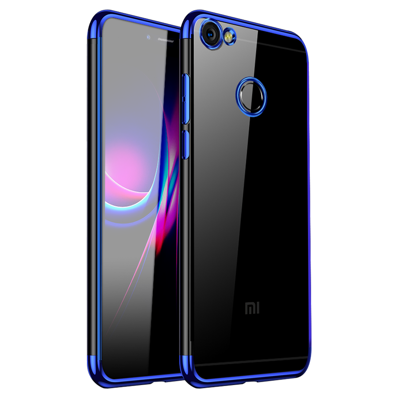 Custodia Redmi Note 5a Silicone Piccola Blu, Cover Redmi Note 5a Morbido Alto