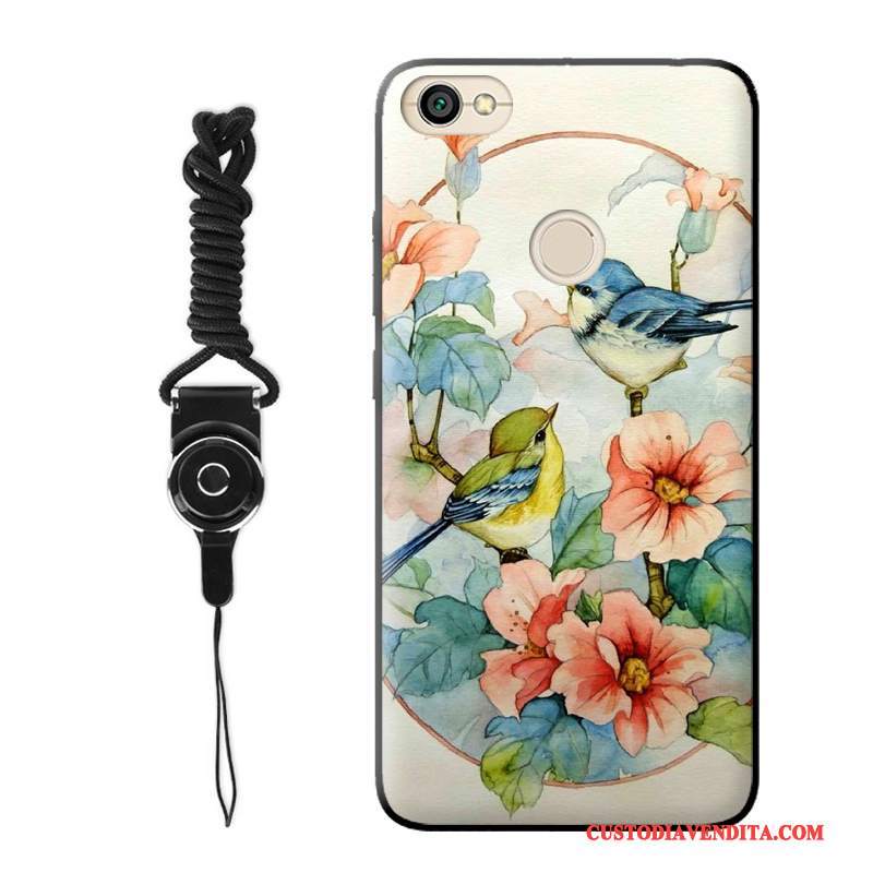 Custodia Redmi Note 5a Vintage Alto Morbido, Cover Redmi Note 5a Colore Telefono Arte