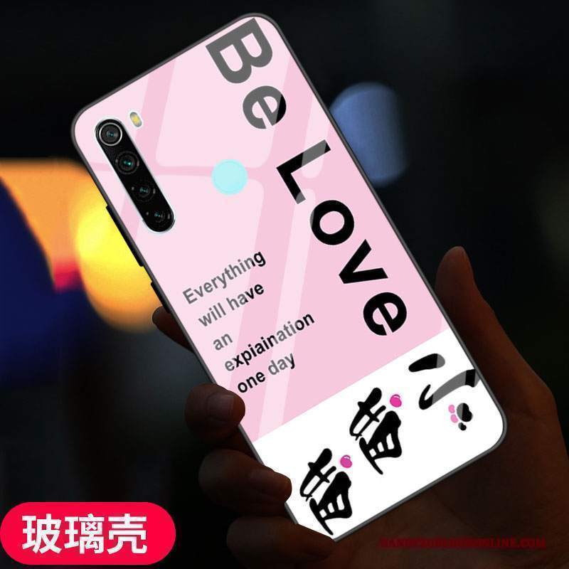 Custodia Redmi Note 8t Creativo Telefono Tutto Incluso, Cover Redmi Note 8t Protezione Vetro Net Red