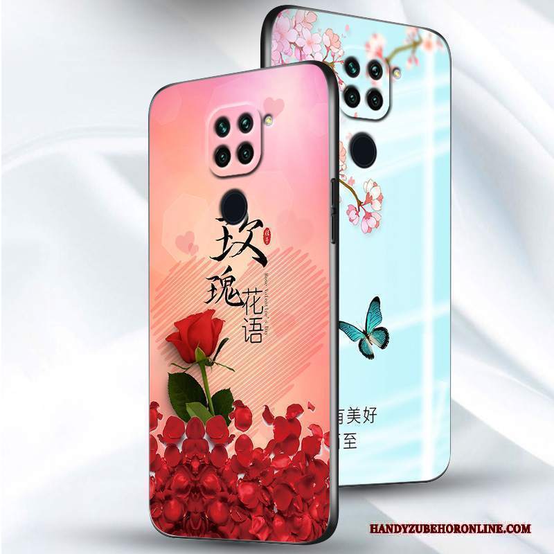 Custodia Redmi Note 9 Creativo Di Personalità Rosso, Cover Redmi Note 9 Protezione Nuovo Anti-caduta
