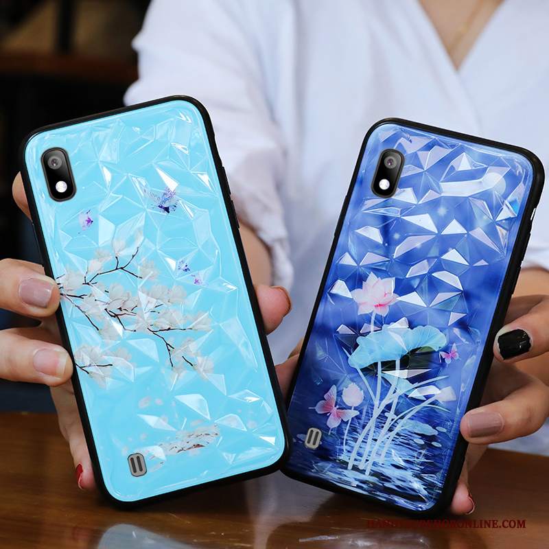 Custodia Samsung Galaxy A10 Silicone Amanti Marchio Di Tendenza, Cover Samsung Galaxy A10 Creativo Net Redtelefono