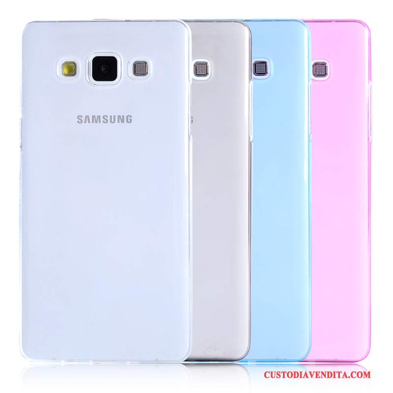 Custodia Samsung Galaxy A3 2015 Protezione Morbido Trasparente, Cover Samsung Galaxy A3 2015 Colore Telefono