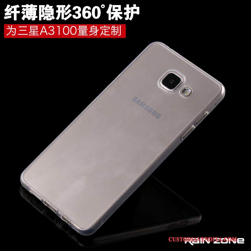 Custodia Samsung Galaxy A3 2016 Silicone Morbidotelefono, Cover Samsung Galaxy A3 2016 Protezione Anti-caduta Tutto Incluso