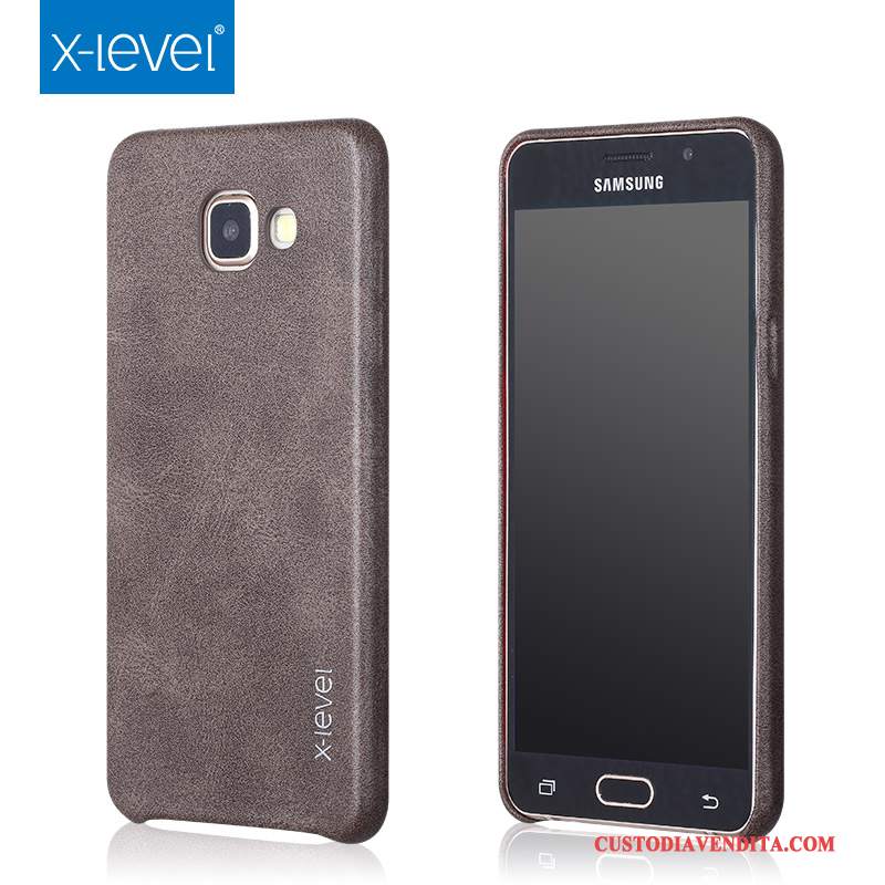 Custodia Samsung Galaxy A3 2017 Pelle Telefono Anti-caduta, Cover Samsung Galaxy A3 2017 Protezione Chiaro Sottile