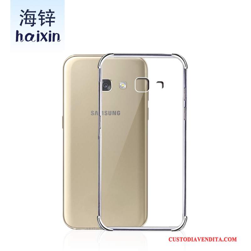 Custodia Samsung Galaxy A3 2017 Silicone Anti-cadutatelefono, Cover Samsung Galaxy A3 2017 Protezione Bianco Tutto Incluso