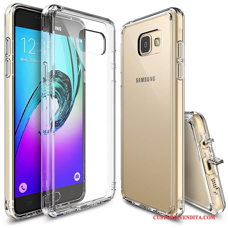 Custodia Samsung Galaxy A3 2017 Silicone Biancotelefono, Cover Samsung Galaxy A3 2017 Protezione Anti-caduta