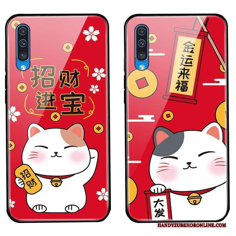 Custodia Samsung Galaxy A30s Protezione Difficile Gattino, Cover Samsung Galaxy A30s Vetro Nuovo