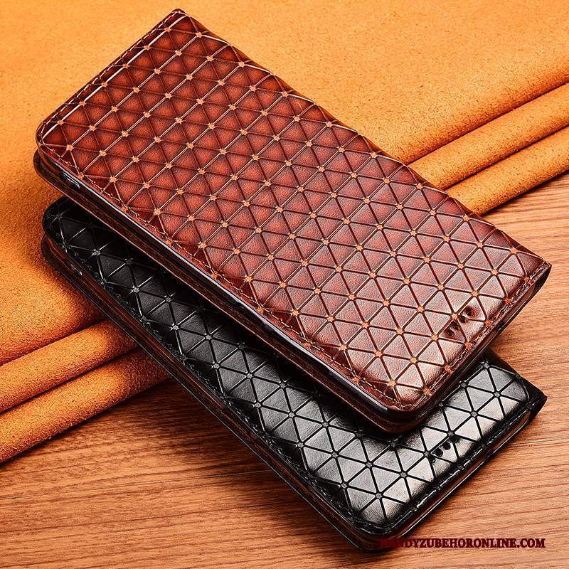 Custodia Samsung Galaxy A30s Protezione Nuovo Anti-caduta, Cover Samsung Galaxy A30s Folio Nero Marchio Di Tendenza