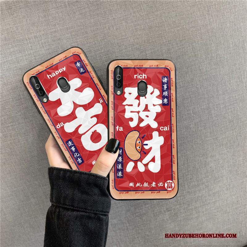 Custodia Samsung Galaxy A40s Protezione Net Redtelefono, Cover Samsung Galaxy A40s Nuovo Festivo
