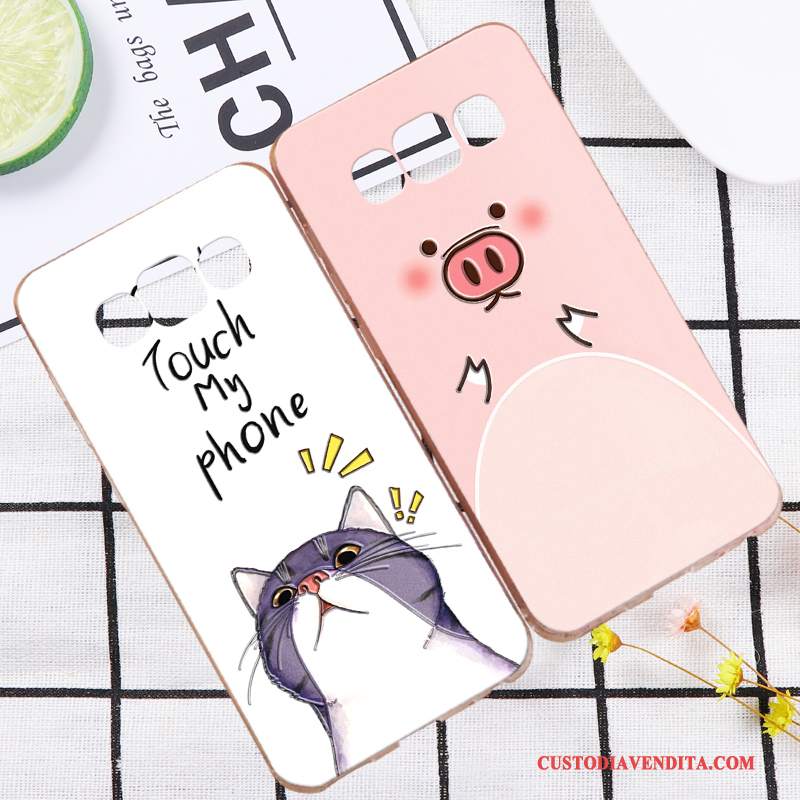 Custodia Samsung Galaxy A5 2015 Creativo Di Personalità Tutto Incluso, Cover Samsung Galaxy A5 2015 Silicone Morbido Rosa