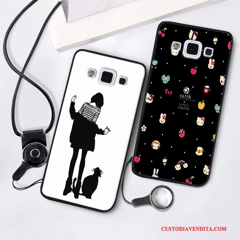 Custodia Samsung Galaxy A5 2015 Silicone Ornamenti Appesi Anti-caduta, Cover Samsung Galaxy A5 2015 Protezione Morbido Tendenza