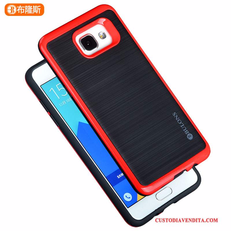 Custodia Samsung Galaxy A5 2016 Silicone Morbido Di Personalità, Cover Samsung Galaxy A5 2016 Protezione Telefono Rosso