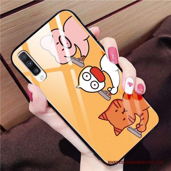 Custodia Samsung Galaxy A50 Protezione Morbido Tutto Incluso, Cover Samsung Galaxy A50 Cartone Animato Vetrotelefono